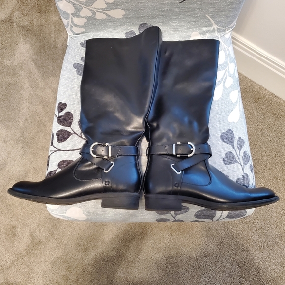 Women's Bass black riding boots size 7 - Picture 3 of 10